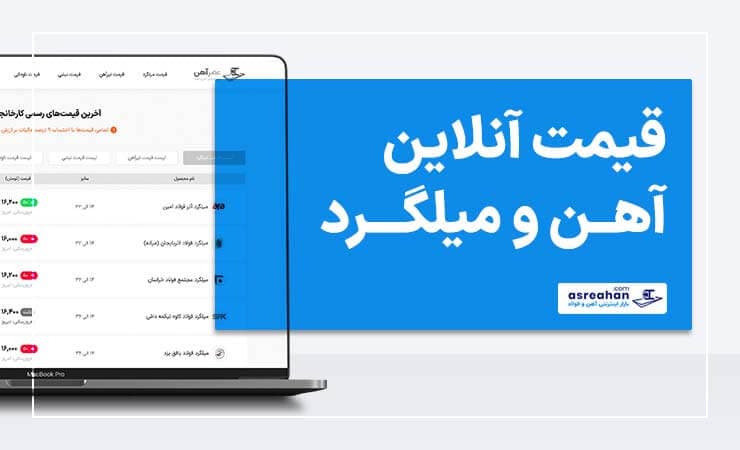 نحوه بررسی قیمت آنلاین آهن و میلگرد