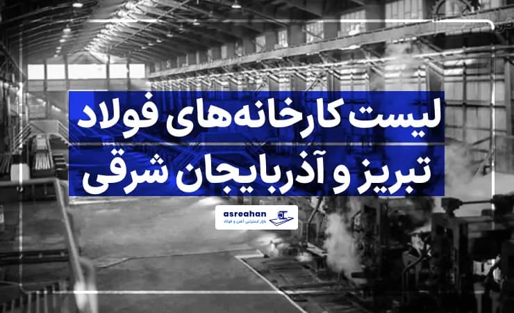 لیست کارخانههای فولاد تبریز و آذربایجان شرقی