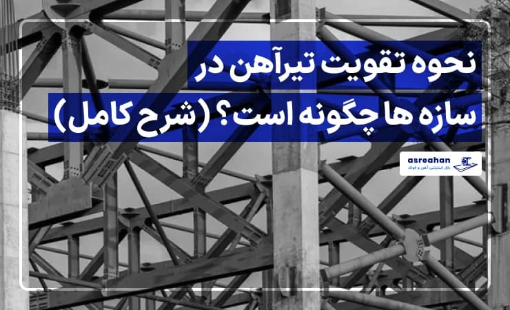 نحوه تقویت تیرآهن در سازه ها چگونه است؟ (شرح کامل)