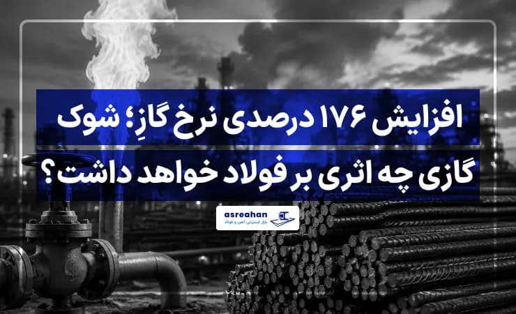 افزایش ۱۷۶ درصدی نرخ گازِ؛ شوک گازی چه اثری بر فولاد خواهد داشت؟