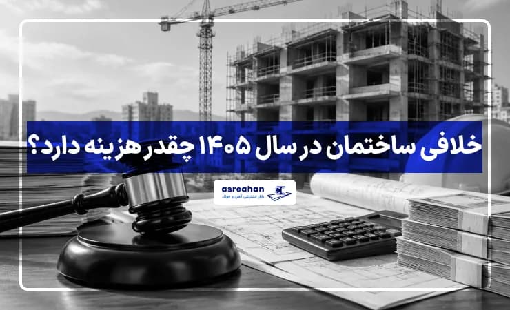 خلافی ساختمان در سال ۱۴۰۵ چقدر هزینه دارد؟